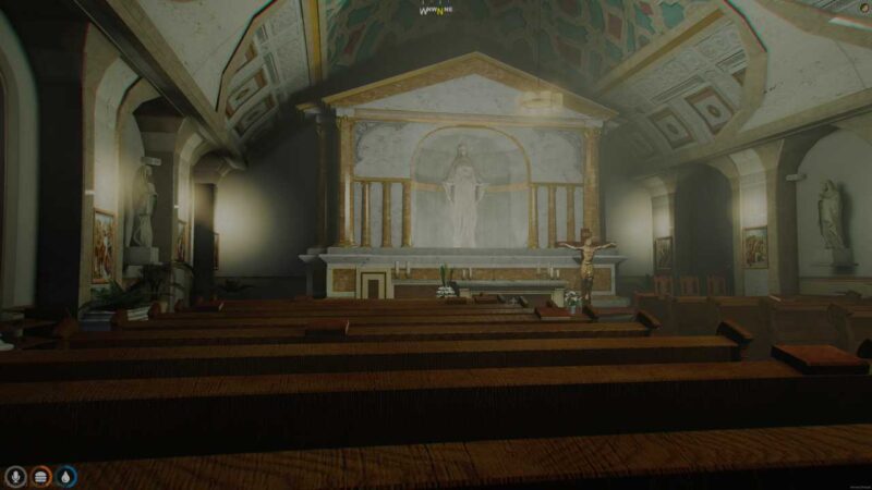 FiveM Church MLO - Explore immersive church interiors for a unique roleplay experience in your FiveM server. Enhance virtual worship