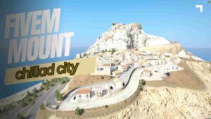 FiveM Mount Chiliad City featuring detailed mountainous design and immersive urban elements for unique roleplay.