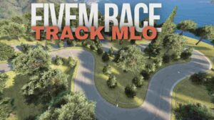 FiveM Race Track MLO featuring detailed track design and immersive elements for thrilling roleplay races.