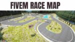 FiveM Race Map featuring detailed track design and immersive environment for thrilling roleplay races.