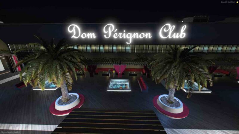 Experience the luxury of Dom Perignon club fivem in Fivem. Explore majestic mansions, beach MLOs, and more for sale and reviews