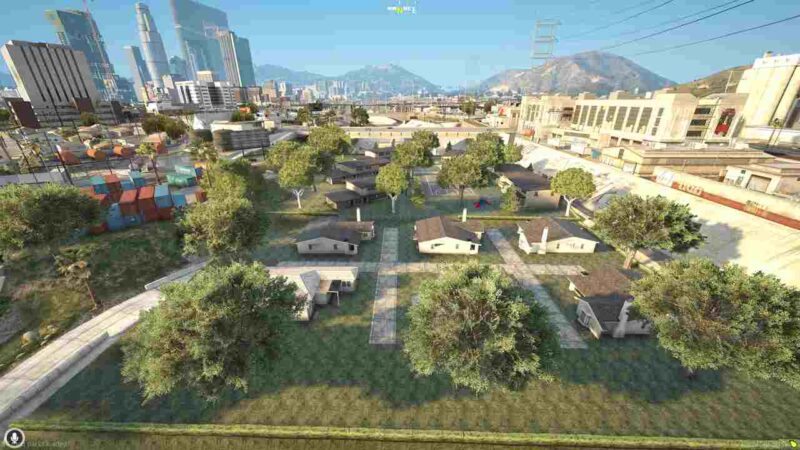 FiveM Hood MLO featuring detailed urban design and immersive elements for authentic roleplay.