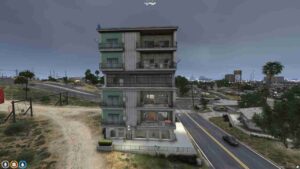 Modern apartments in FiveM roleplay server with realistic interiors and furnishings.