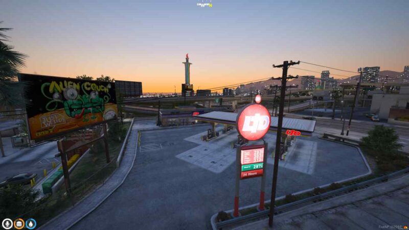 Discover fivem gas station simulations, and MLOs. Own a player-operated gas station in Fivem. Ensure safety with Fivem props.