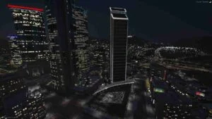 FiveM Tours Montparnasse featuring detailed skyscraper design and immersive elements for realistic roleplay.