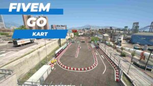 FiveM Go Kart featuring detailed kart track design and immersive elements for exciting roleplay.