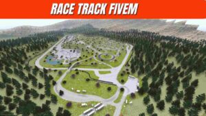 Race Track FiveM featuring detailed track layout and realistic design for thrilling roleplay races.