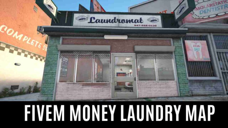 FiveM Money Laundry Map featuring detailed design and immersive elements for realistic roleplay.