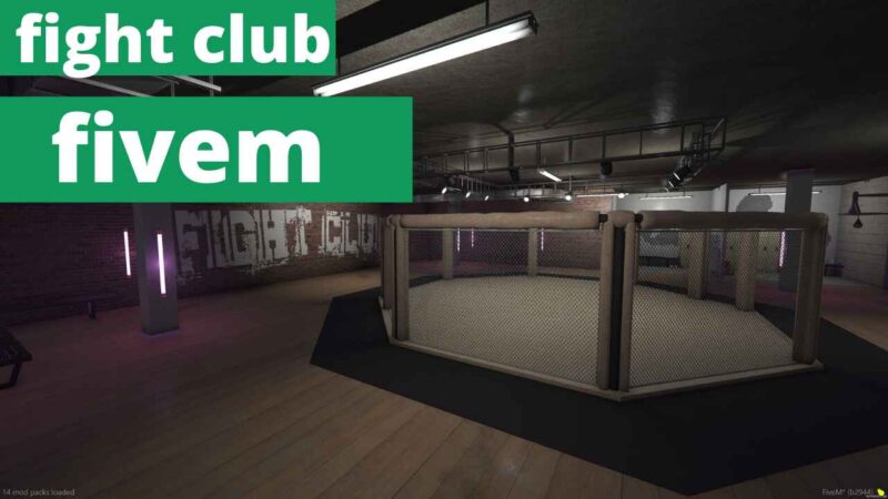 Fight Club FiveM featuring detailed combat area design and immersive elements for engaging roleplay.