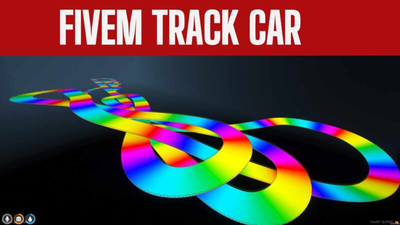 FiveM Track Car MLO with racing vehicles and a dynamic track layout