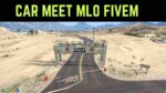 Car Meet MLO FiveM - A detailed image of a FiveM car meet location with customizable features and settings.