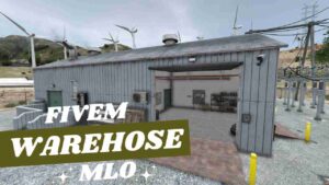 FiveM Warehouse MLO featuring detailed warehouse layout and realistic design for immersive roleplay.