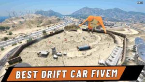 Best Drift Car FiveM MLO with modified vehicles and drift tracks