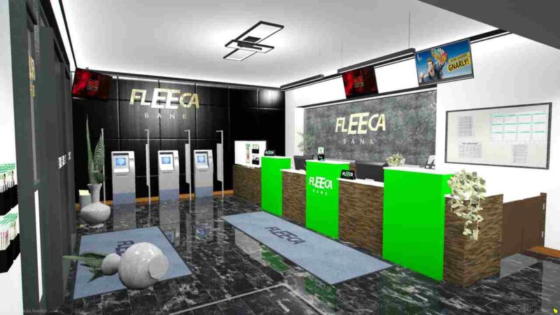 FiveM Fleeca Bank MLO featuring detailed bank design and immersive elements for realistic roleplay.