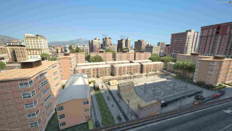 Hood MLO FiveM V2 featuring updated urban design and immersive elements for realistic roleplay.