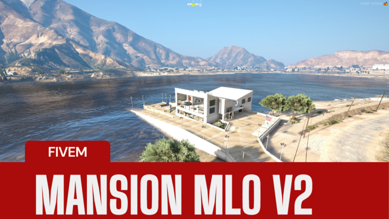 FiveM Sandy Shores Mansion MLO featuring luxurious design and detailed elements for immersive roleplay.