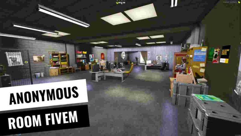 Anonymous Room in FiveM featuring modern design and interactive elements