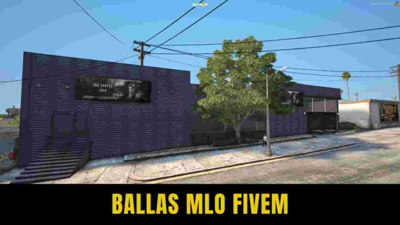 Ballas MLO FiveM interior showing detailed design and layout