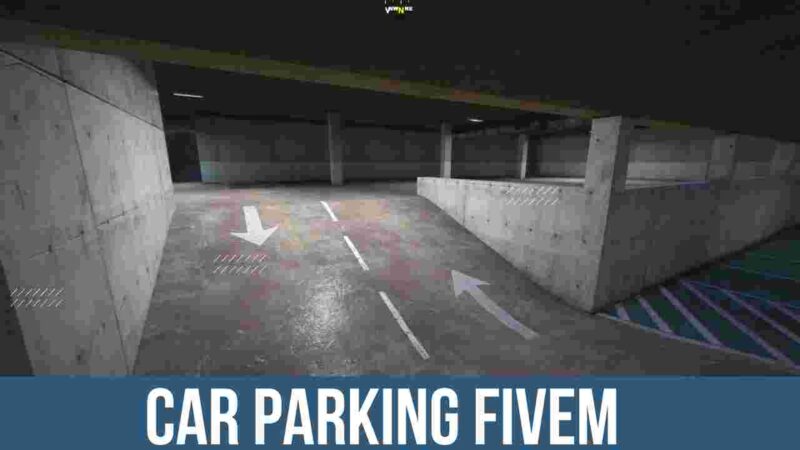 Car parking area in FiveM roleplay server