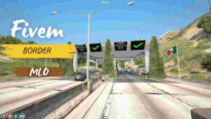 FiveM Border MLO detailed view with realistic interior design for roleplay servers