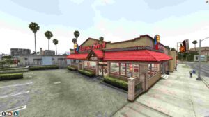 FiveM Burgershot in-game restaurant model for roleplay server.