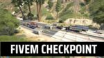 FiveM Checkpoint with detailed markers and interactive features for immersive roleplay experience