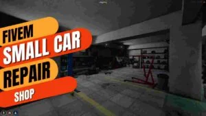 FiveM Small Car Repair Shop interior with tools and car lifts