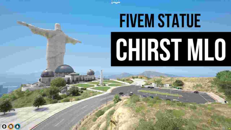 FiveM Statue Christ MLO detailed 3D model for roleplay servers