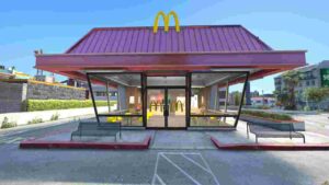 McDonald's Map for FiveM Roleplay Server showing detailed layout