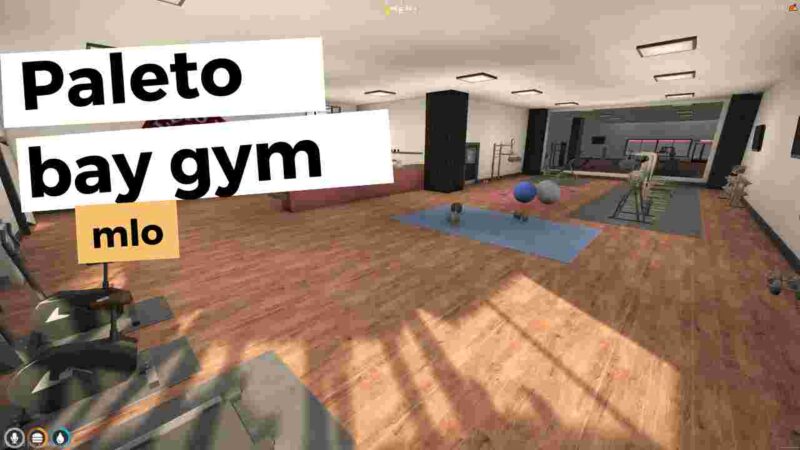 Paleto Bay Gym MLO – realistic in-game gym model for FiveM with modern equipment and detailed interiors.