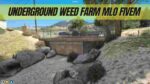 Underground Weed Farm MLO for FiveM with detailed growing areas and custom environment.