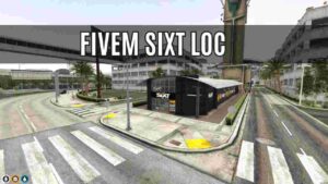 FiveM Sixt Loc - Realistic car rental location for FiveM roleplay server.