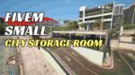 FiveM Small City Storage Room with shelves and boxes