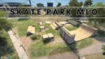 Skate Park MLO featuring ramps, rails, and obstacles for skateboarding