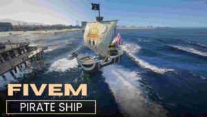 FiveM Pirate Ship MLO with detailed design and interactive features