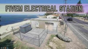 FiveM Electrical Station featuring detailed electrical equipment and realistic design