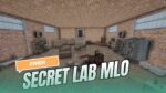 FiveM Secret Lab MLO interior design featuring futuristic equipment and laboratory setup