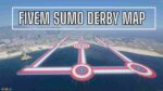 FiveM Sumo Derby map featuring dynamic arenas and detailed textures